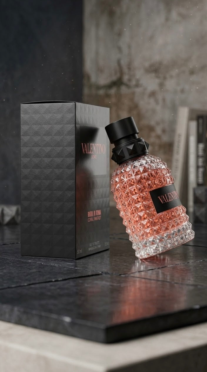 Valentino Uomo Born In Roma Coral Fantasy Eau De Toilette Spray (3.4 oz / 100 ml) for Men